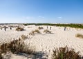 Mobile sand dunes, DoÃÂ±ana, Spain Royalty Free Stock Photo