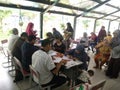 mobile service for making a childs identity card, Jakarta, Indonesia April 2 2019