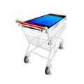 Mobile shopping icon