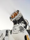 Mobile snow gun