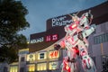 Mobile suit RX-0 Unicorn Gundam at Diver City Tokyo Plaza in Odaiba area, Tokyo.