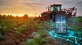 Mobile tech in farming: Tractor guided by smartphone application