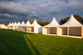 Mobile tent for trade show Royalty Free Stock Photo