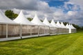 Mobile tent for trade show Royalty Free Stock Photo