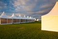 Mobile tent for trade show Royalty Free Stock Photo