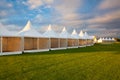 Mobile tent for trade show Royalty Free Stock Photo