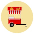 Mobile trolley fast food