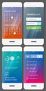 Mobile user interface template