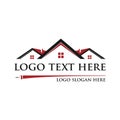 Mobilereal estate logo template vector logo illustration perfect good logo sign/symbol color style with black and red