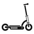 Mobility electric scooter icon simple vector. Kick transport Royalty Free Stock Photo