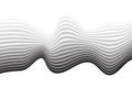 Mobious optical art wave vector background black and white