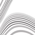 Mobious optical art wave vector background black and white Royalty Free Stock Photo
