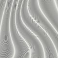 Mobious wave stripe. Geometric line abstract seamless pattern. Black and white wavy stripes. Optical design illusion Royalty Free Stock Photo