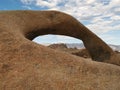 The Mobius arch in Alabama Hills California USA Royalty Free Stock Photo