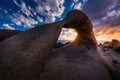 Mobius Arch Alabama Hills Royalty Free Stock Photo