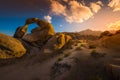 Mobius Arch Alabama Hills Royalty Free Stock Photo