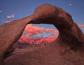 Mobius Arch in Alabama Hills Royalty Free Stock Photo