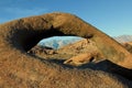 Mobius Arch in Alabama Hills, Sierra Nevada, California, USA Royalty Free Stock Photo