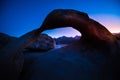 Mobius Arch Alabama Hills Royalty Free Stock Photo