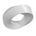 Mobius strip ring sacred geometry Royalty Free Stock Photo