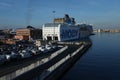 Moby Lines ferry in harbour