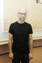 Moby at the press conference in Minsk, June 9, 2011