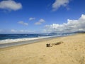 Mocambique beach empty on an Autumn day - Florianopolis, Brazil