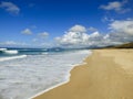 Mocambique beach empty on an Autumn day - Florianopolis, Brazil