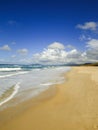 Mocambique beach empty on an Autumn day - Florianopolis, Brazil