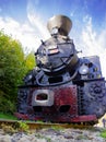 Mocanita steam train for tourists. Royalty Free Stock Photo