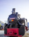 Mocanita steam train for tourists. Royalty Free Stock Photo