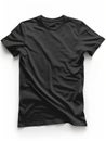 mocap black t-shirt isolated on white background