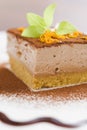 Mocca cheese cake Royalty Free Stock Photo