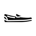 moccasins glyph icon vector illustration