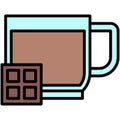 Mocha icon, Coffee shop related vector