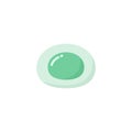 Mochi icon, wagashi. Japanese rice dessert. vector illustration