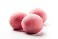 Mochi Pink, Closeup On White Background. Generative AI