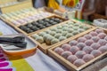 Mochi Tapioca sweets for sale in Pai, Thailand