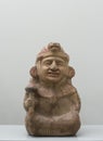 Mochica vessel depicting a warrior with maze