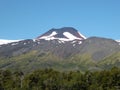 Mocho Volcano in the south of Chile