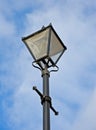 A mock antique street lamp. Royalty Free Stock Photo