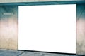 Mock up. Billboard banner, store showcase window, blank display outdoors. Royalty Free Stock Photo