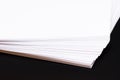 Mock up, a bundle of white paper Royalty Free Stock Photo