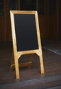 Mock up Chalkboard Blank Cafe menu stand Shop restaurant