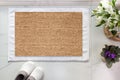 Mock-up of Coir Doormat, light interior photo