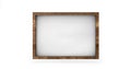 Mock up of picture or canvas wooden frame Royalty Free Stock Photo