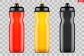 Mock-up Plastic Sport Nutrition Drink Bottle. Royalty Free Stock Photo