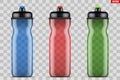 Mock-up Plastic Sport Nutrition Drink Bottle. Royalty Free Stock Photo