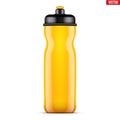 Mock-up Plastic Sport Nutrition Drink Bottle. Royalty Free Stock Photo