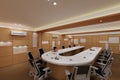 Luxury Office Interior. Morden Mockup Royalty Free Stock Photo